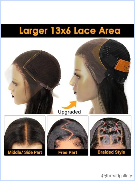 24 Inch 13x6 HD Lace Front Wig Glueless Pre-Plucked Body Wave Human Hair 250% main image 5